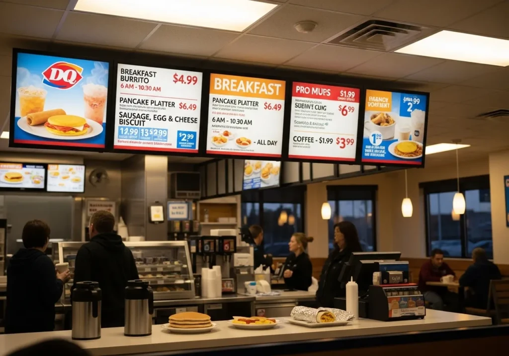 dairy queen breakfast menu 2025