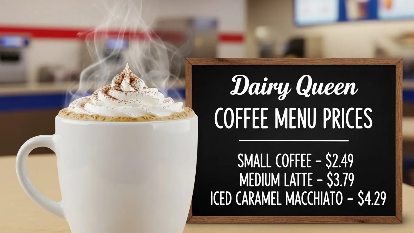 Dairy Queen Coffee Menu