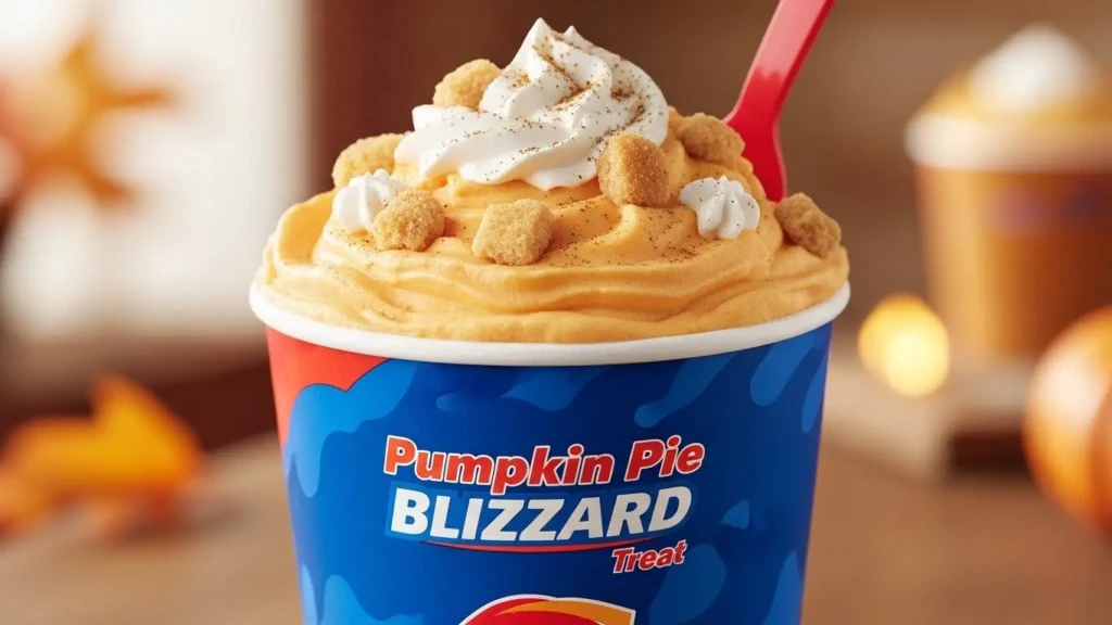 Dairy Queen Pumpkin Pie BLIZZARD