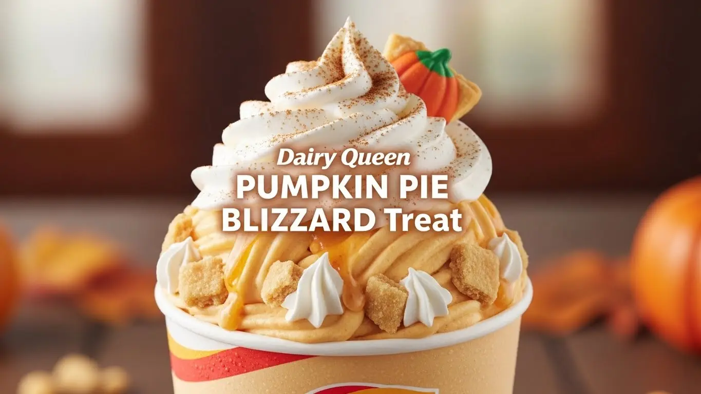 Dairy Queen Pumpkin Pie BLIZZARD Treat