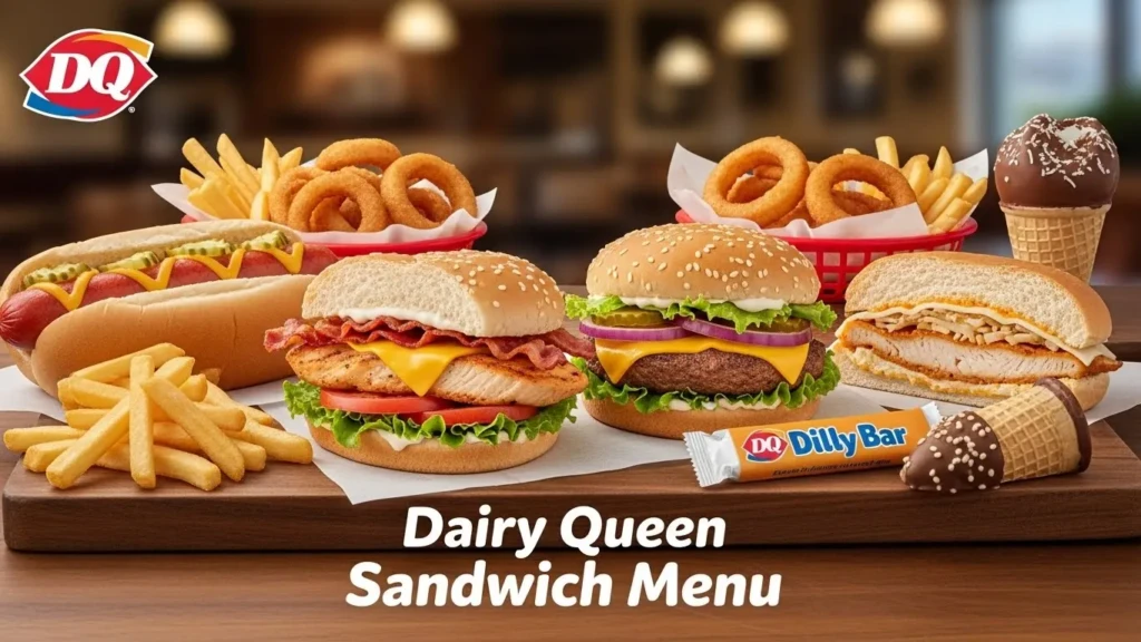 Dairy Queen sandwich Menu online