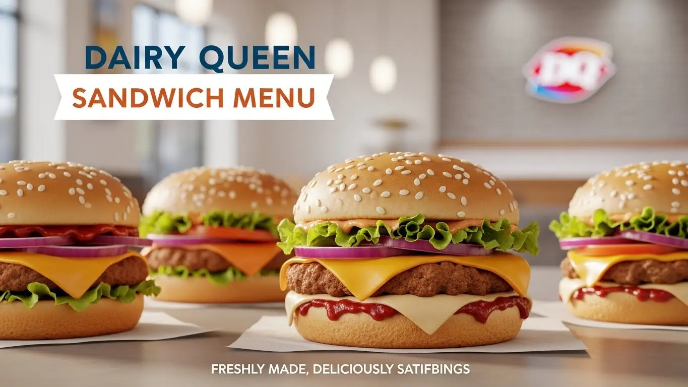 Dairy Queen sandwich Menu