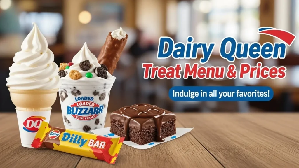 Dairy Queen Treat Menu